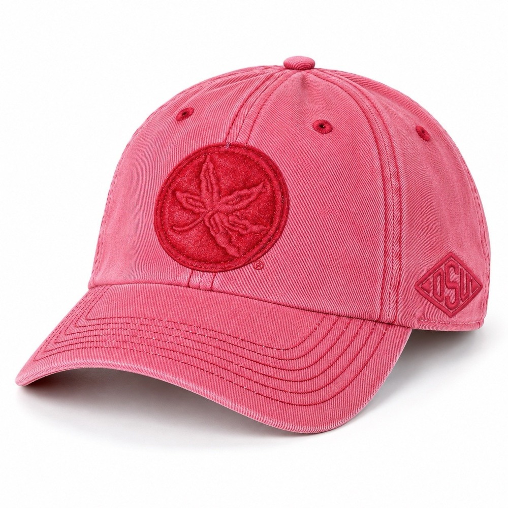 Ohio State Buckeyes 47 Stockton Clean Up Red Adjustable Hat Cap C-STKTC39HTS-RD